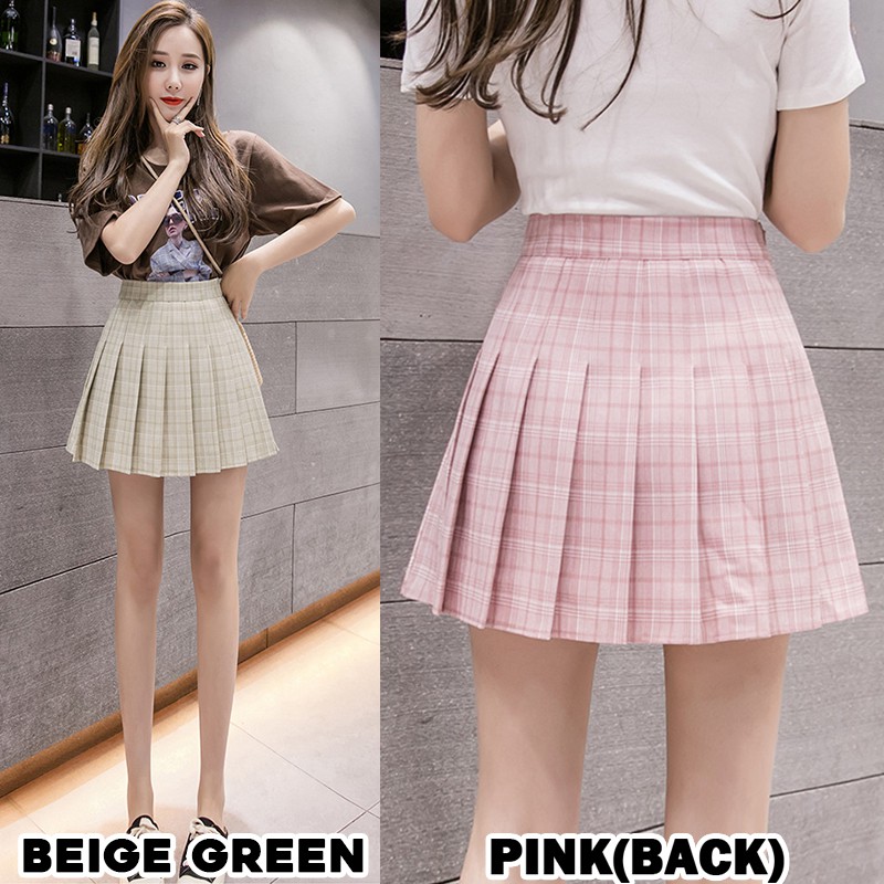 KARAKOREA 702 Tennis Skirt/Korean Rok tenis/Rok Pendek/Rok mini/Plaid Skirt/Rok Lipit Lisa/Rok Korea Skirt/Rok tennis