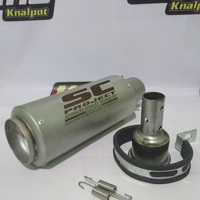 SILINCER KNALPOT RACING SC PROJECT SANDBLAST TITANIUM FREE DB KILLER