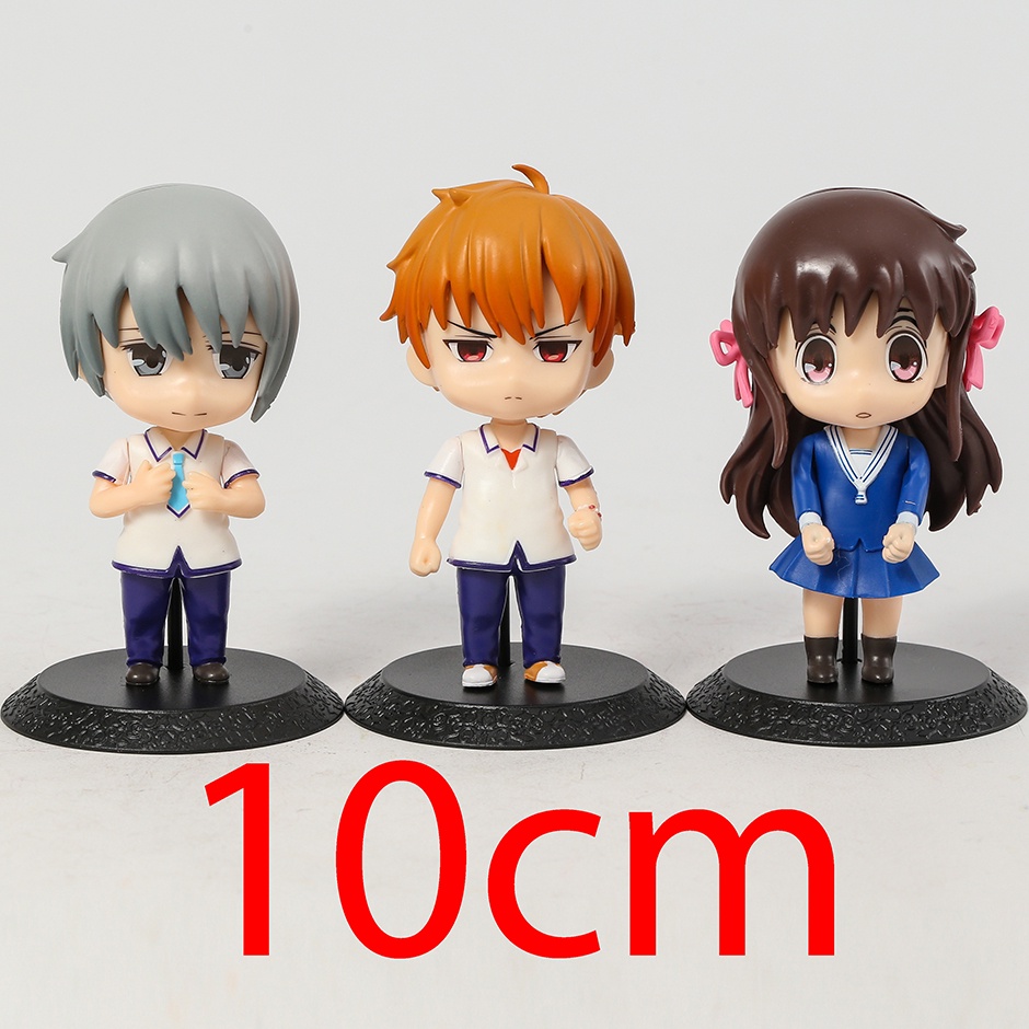 Figure Anime Fruit Basket Tohru Honda Kyo Sohma Sohma Yuki set 3 pcs