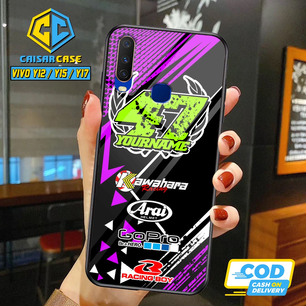Kaisar Case - Case Hp Racing  Vivo Y12 / Y15 / Y17 (2D04RC) Bisa Pakai Nama Dan Nomor Sesukamu Fashi