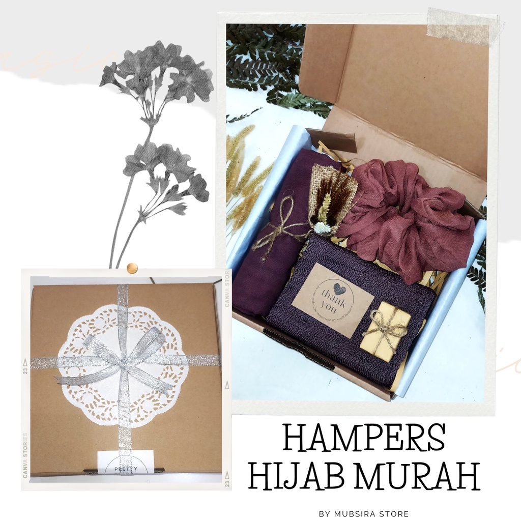 HAMPERS HIJAB MURAH HAMPERS RAMADHAN LEBARAN IDUL FITRI KADO ULANG TAHUN WISUDA SEMPRO PERNIKAHAN GIFTBOX BINGKISAN PARCEL LEBARAN