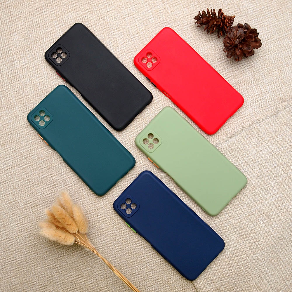 SOFTCASE SAMSUNG A03 A03 CORE A01 CORE A02 A10S A11 A12 A20S A21S A50 J2 PRIME J7 PRIME NOTE 20 SOFTCASE CLEAR BUTTON