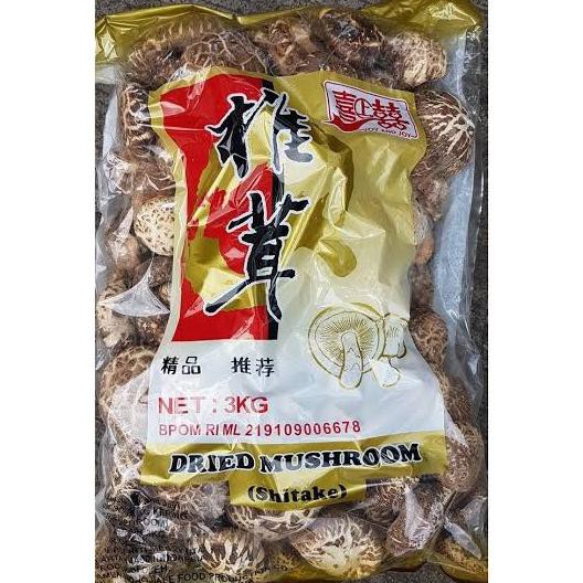 

Cuci Gudang Awal Tahun Jamur Shitake Kering 3kg Hioko Dried Mushroom Grade A - KECIL 3-4CM Cuci