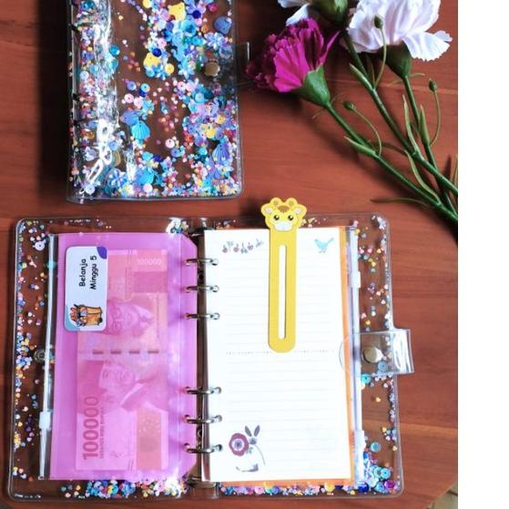 

⚡️BIG SALE⚡️ Binder A5 / A6 Cover PVC Transparan Tebal Jelly Case, Cover Warna, Besi Ring Warna & Polos / Clear Ring 6 