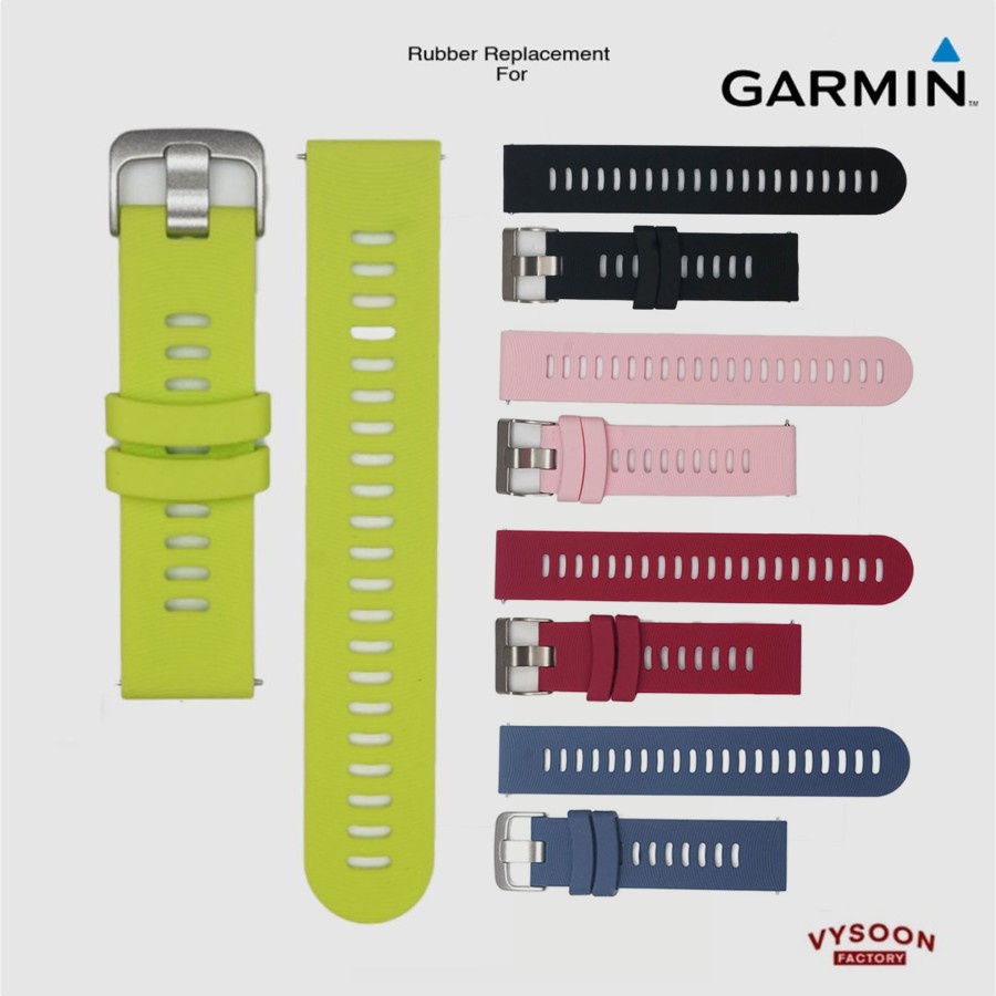 Strap Rubber Tali Karet Untuk Garmin Forerunner / Samsung / Vivoactive