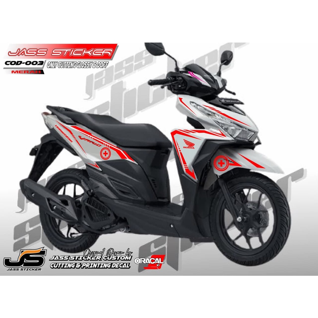STICKER CUTTING VARIO 125/150 2017 / STIKER STRIPPING VARIO 150 / STRIPING VARIASI VARIO 125