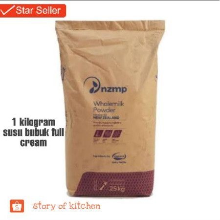 

susu bubuk full cream 1 kg nzmp