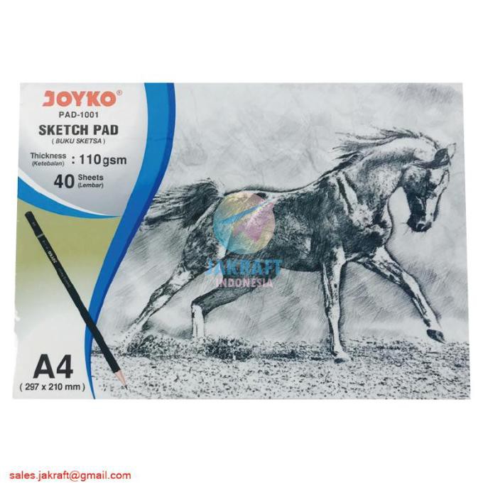 

Terbatas Sketch Book Buku Sketsa Gambar A4 Joyko Pad-1001 Putih Polos Diskon