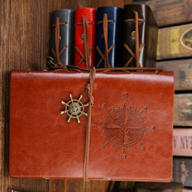 

Buku Catatan Binder Kulit Notebook Retro Pirate Compass - ZB045