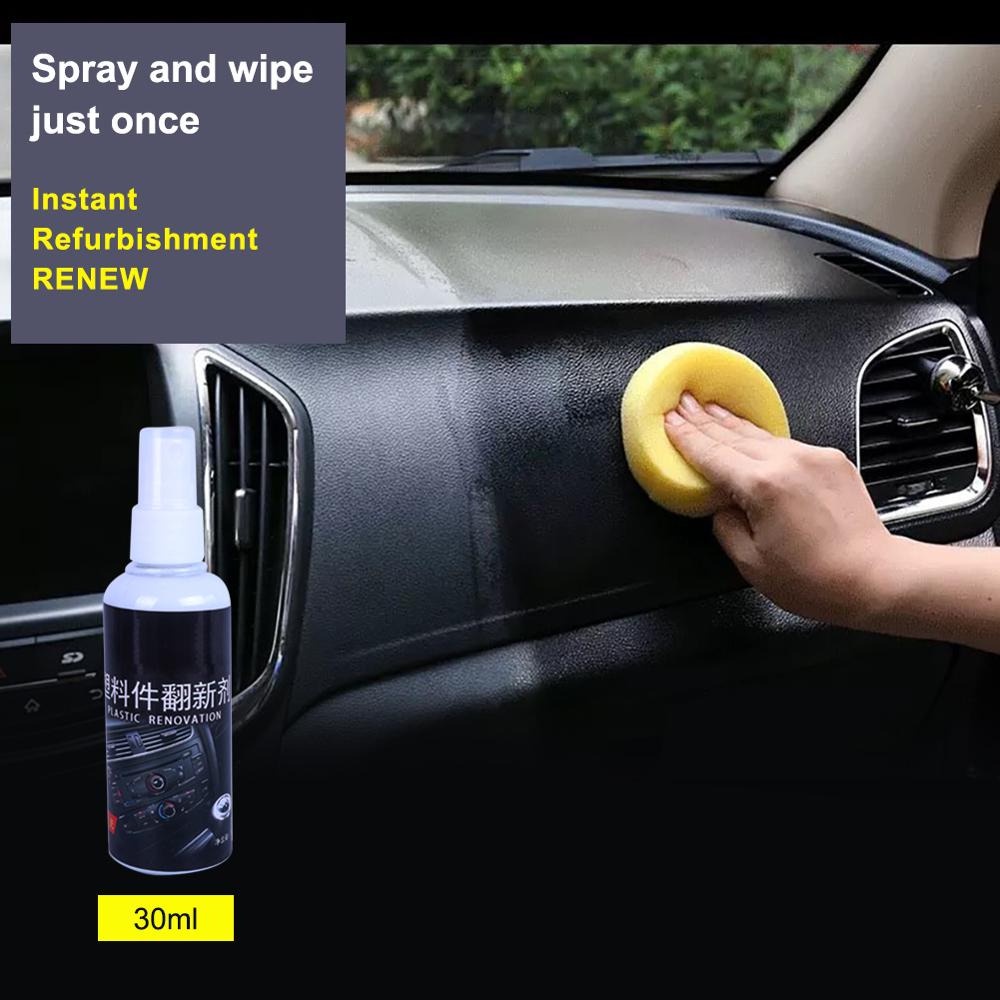 Spray Pembersih Interior Mobil 30ML Plastic Interior Car Cleaner Krim