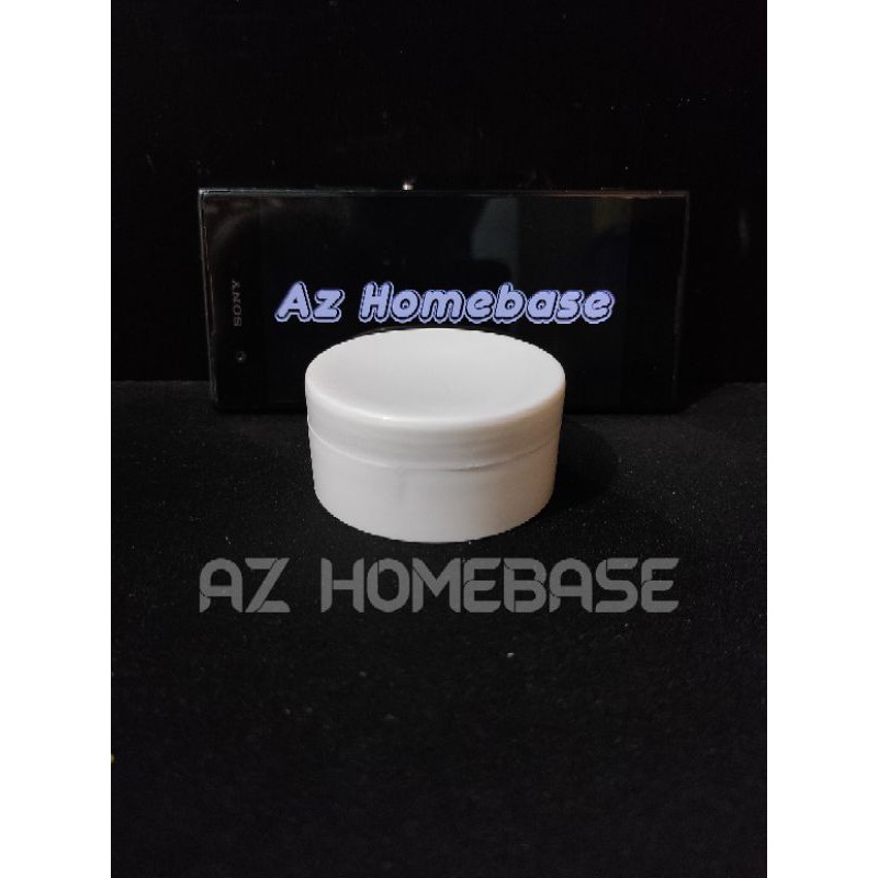 Pot Lulur 50gr Tinggi Putih - Pot Lulur 50 gram Tinggi Putih