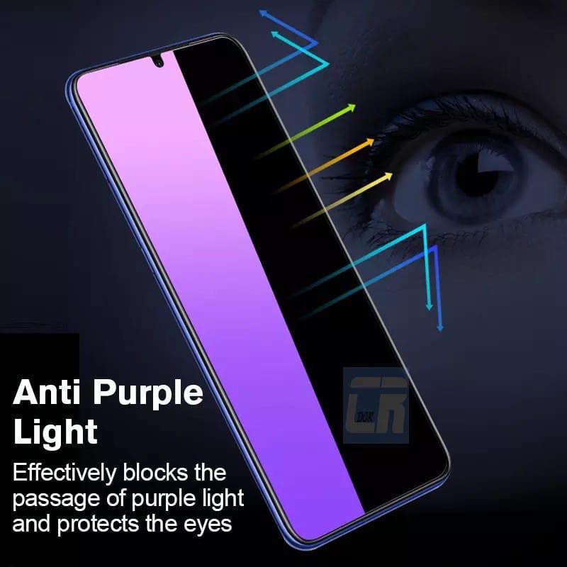 Tempered Glass Anti Blue Light Full Cover For Xiaomi Poco X3 / Xiaomi Poco X3 NFC / Xiaomi Poco X3 p