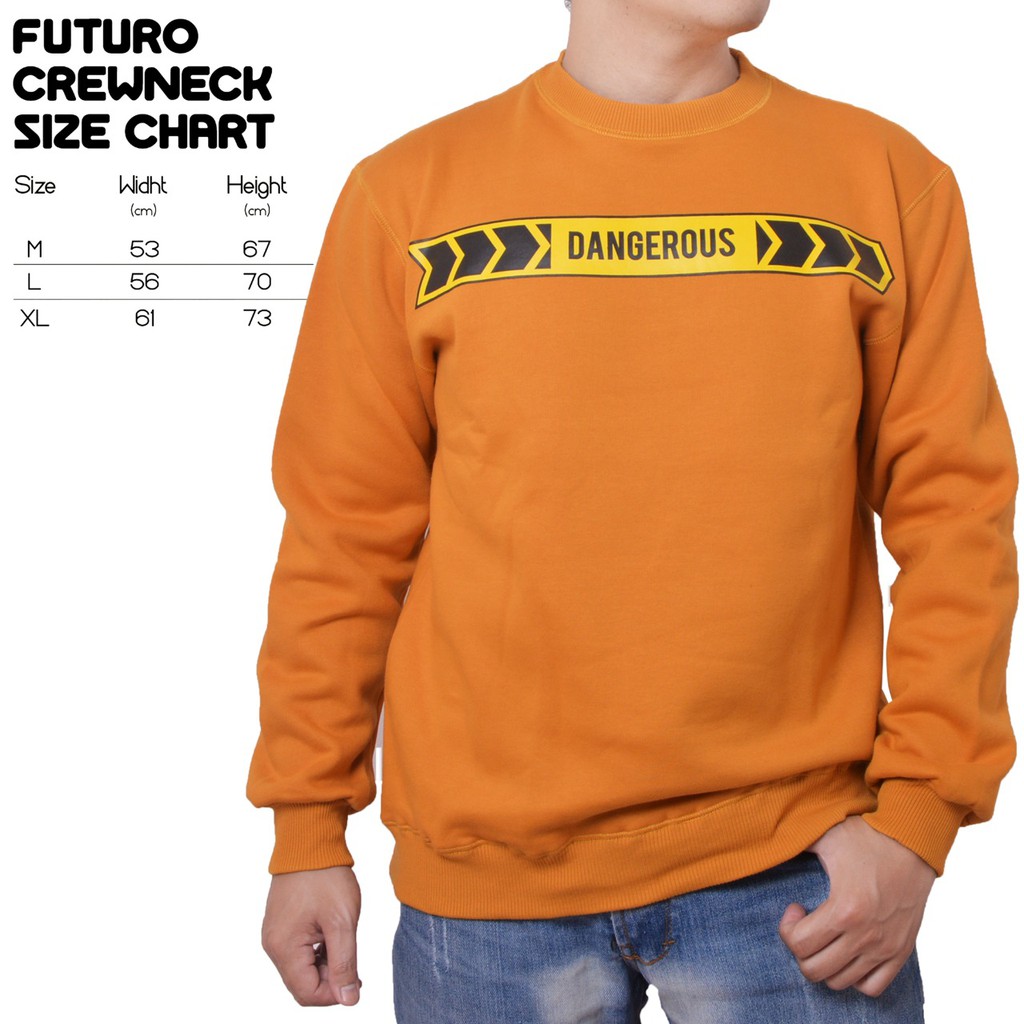 futuro sweater pria wanita crewneck premium pria distro bandung