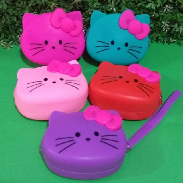  Dompet  Koin  Jelly Silicon Hello  Kitty  Shopee Indonesia