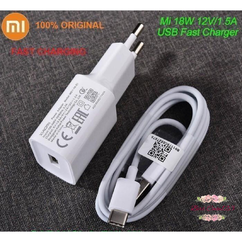 BM067 Charger Cashan xiaomi mi9 mi9t Mi9se 18wat original 100% 3A Fast tipe c BC1826