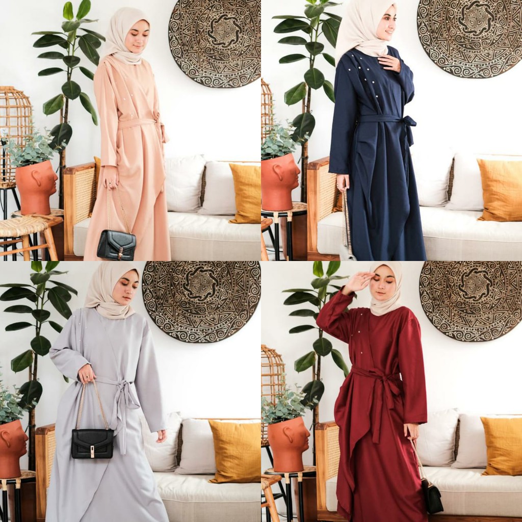 Bisa COD YUANITA DRESS – Gamis terbaru Dress murah Pakaian wanita Baju muslim Ootd