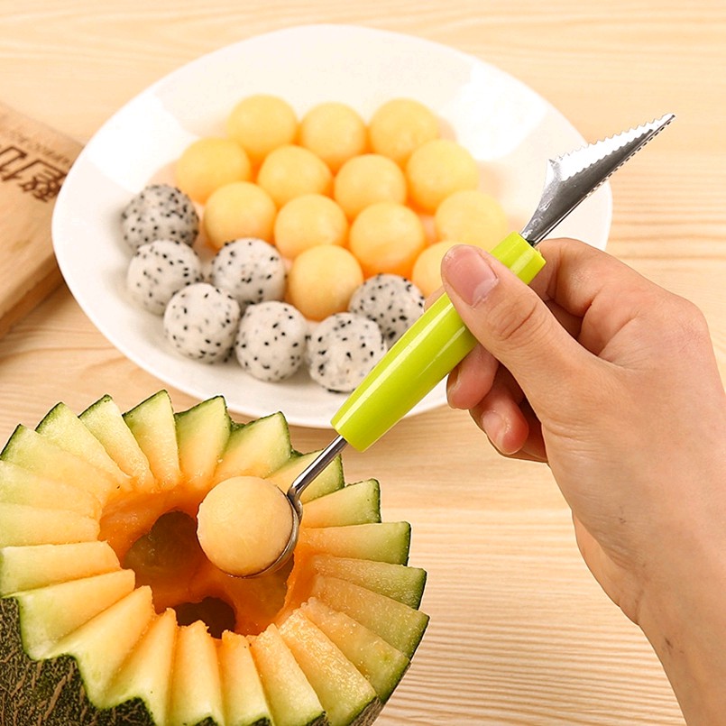 Sendok Scoop Pengukir Buah Semangka, Melon dan Buah lainnya(b48k)