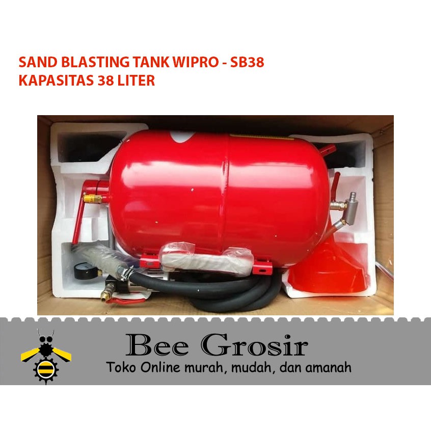 Sandblasting Tank Tangki Sand blasting Kapasitas 38 Liter Wipro SB38