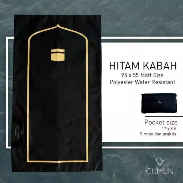 Sajadah Saku Lipat Traveling Praktis Anti Air by GUMUN - free buku saku dzikir pagi petang