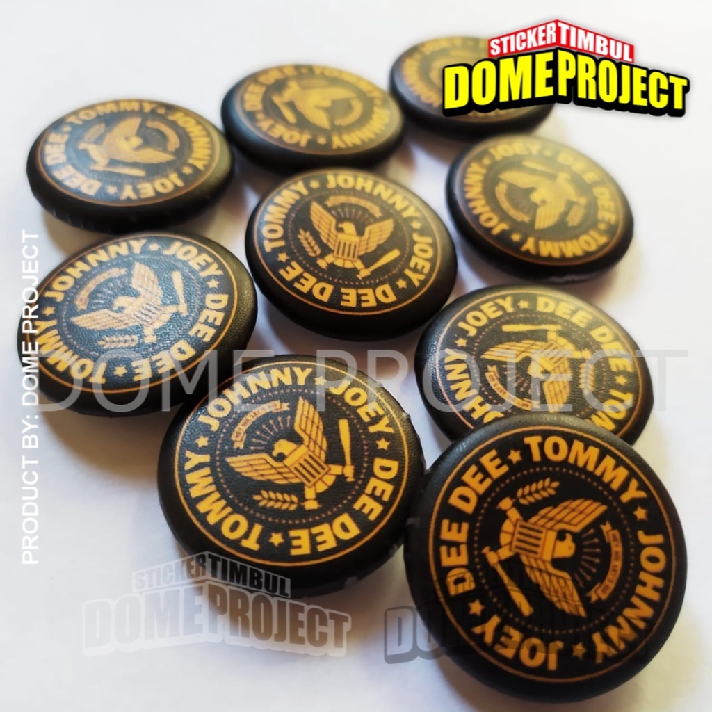 RAMONES PIN PENITI 25MM BUTTON PIN AKSESORIES ROMPI AKSESORIES TAS