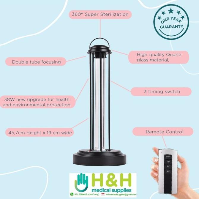 UV Sterilizer / UV C Sterilizer / UV Sterilization lamp / Lampu UV C