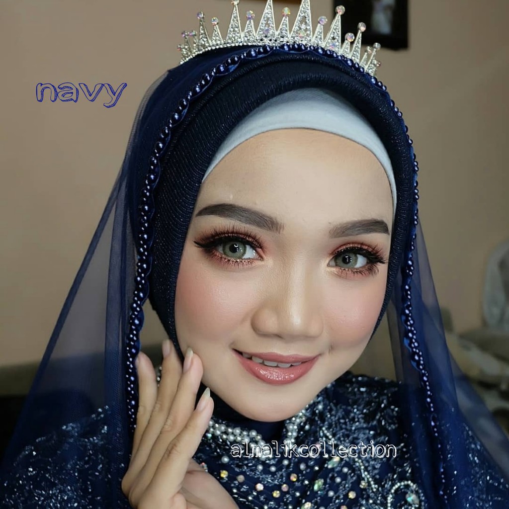 slayer pengantin / hijab pengantin / veil pengantin / selendang pengantin-3