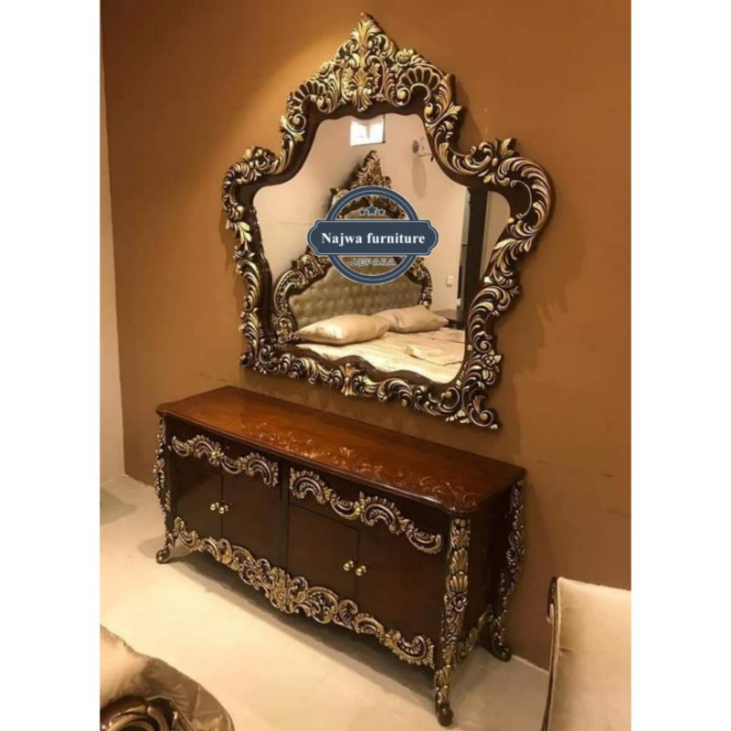 TOLET UKIR MEJA RIAS UKIR TOLET MEWAH TEMPAT MAKE UP HIG QUALITY