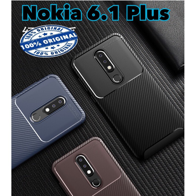 Hot Sale Nokia 6.1 Plus New Style Soft case - casing cover Nokia 6.1 Plus - Hitam