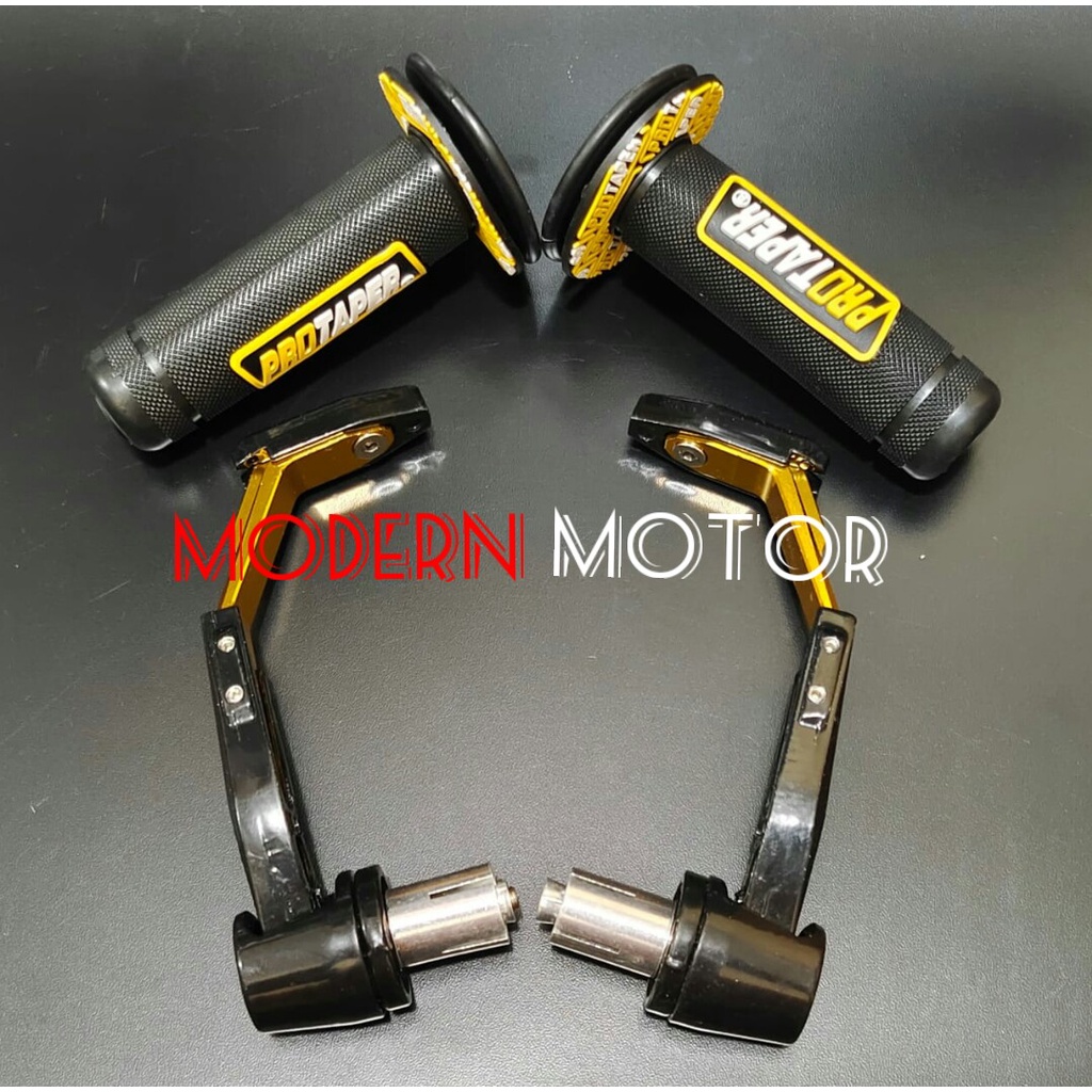 PROGUARD ROBOT+GRIP PROTAPER KARET UNIVERSAL MOTOR HEMAT 2IN1 (SEPASANG)