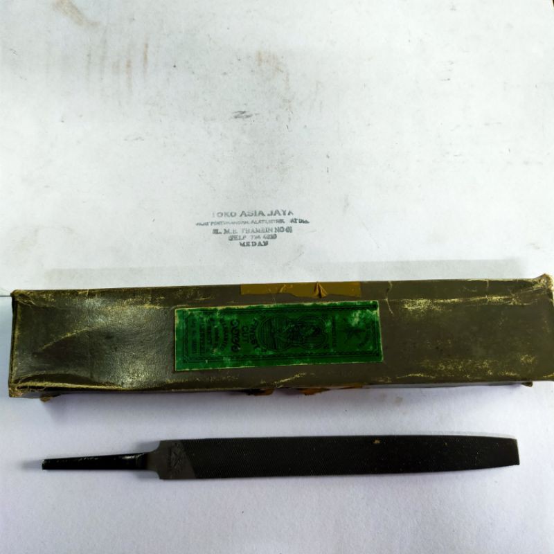 Kikir plat kikir rata ukuran 6 inci India merk JK Files Company