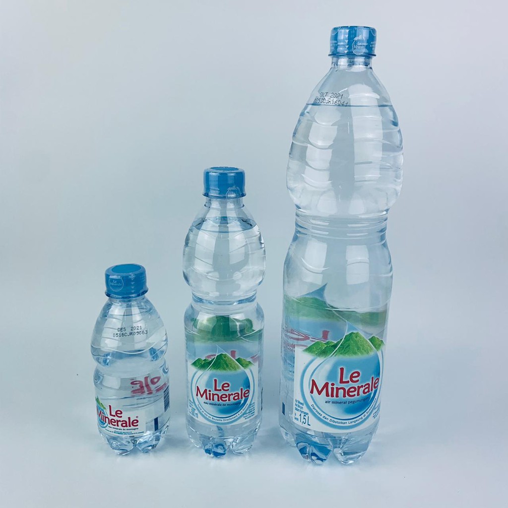 MINUMAN AIR MINERAL LE MINERALE 3 VARIAN UKURAN