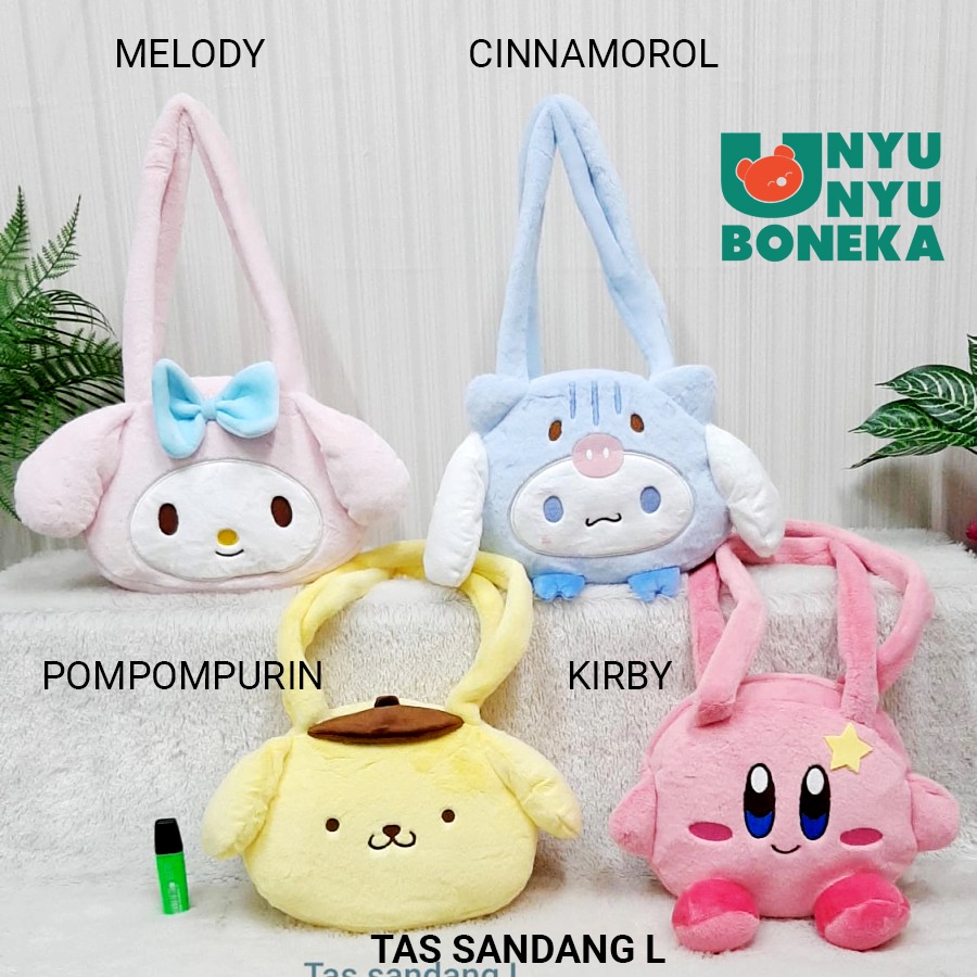 Tas sandang slempang melody cinnamorol pompompurin kirby tas tenteng