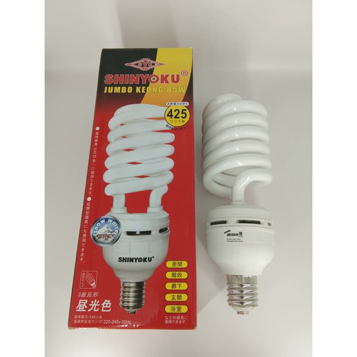 Lampu Shinyoku 85 Watt E40 / Lampu Jumbo Keong Shinyoku 85w / Lampu Bohlam 85 Watt / Lampu Led 85w