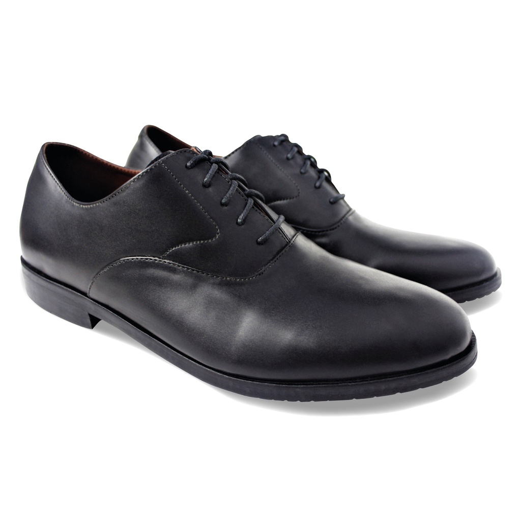 Mr.Brown Classic Oxford Sepatu COX-01 Formal Pria Black