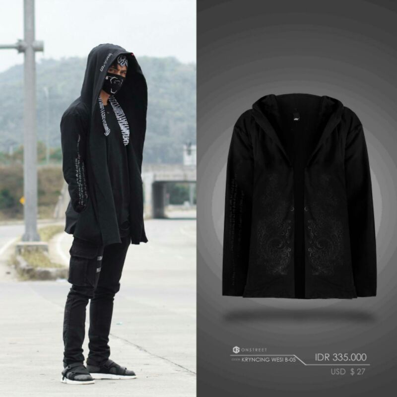 JAKET ONSTREET B-05 (BLACK) - JAKET UNIK