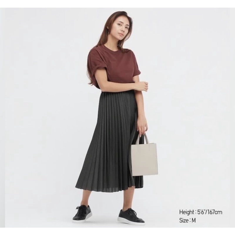 UNIQLO ROK PLEATED ACCORDION