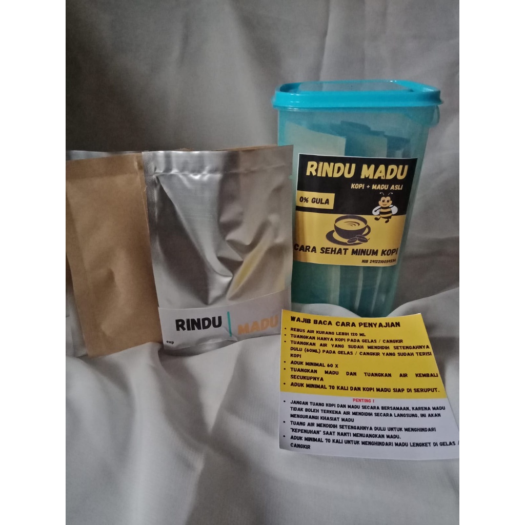 Rindu Madu | Kopi + Madu Asli | kopi tanpa gula | obat kuat diet impotensi alami | obat kanker alami-5