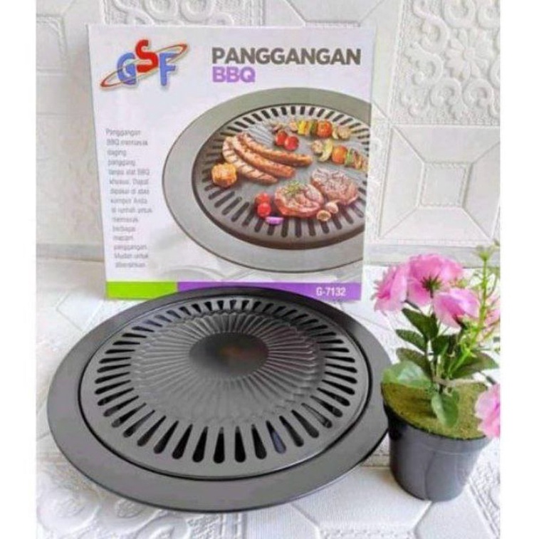 Jual Ultra Grill Pan Round Grill 32cm Korean BBQ | Korean BBQ Grill Pan ...