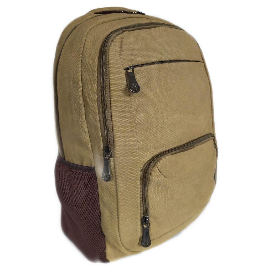 TAS RANSEL BACKPACK PUNGGUNG LAPTOP KANVAS PRIA IMPOR L92