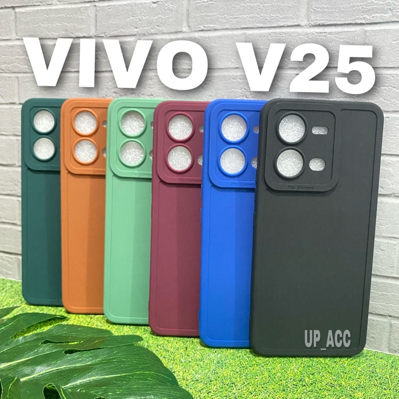 VIVO Y11 Y12 Y12S Y15 Y17 Y20 Y20i Y20S Y91 Y95 S15PRO V25PRO S15 PRO V25 V25 PRO Case Pro Camera Protect / Case Candy Makaron TPU lens Protector Kamera / Casing Hp