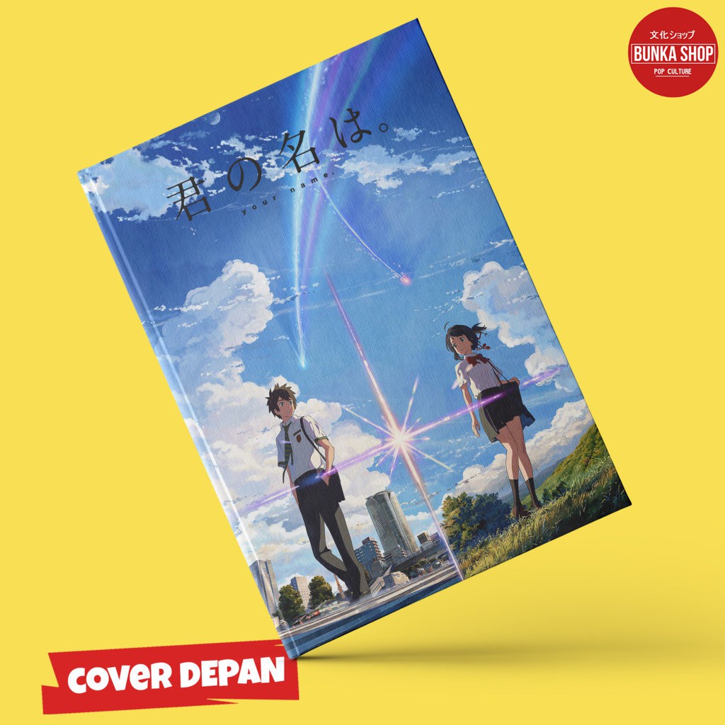 

Pocket Note Anime Kimi no Nawa Hardcover A6 Jurnal Agenda Planner Gift Couple