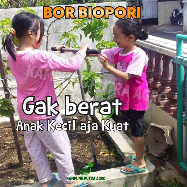 ALAT PELUBANG TANAH - BOR BIOPORI SPIRAL