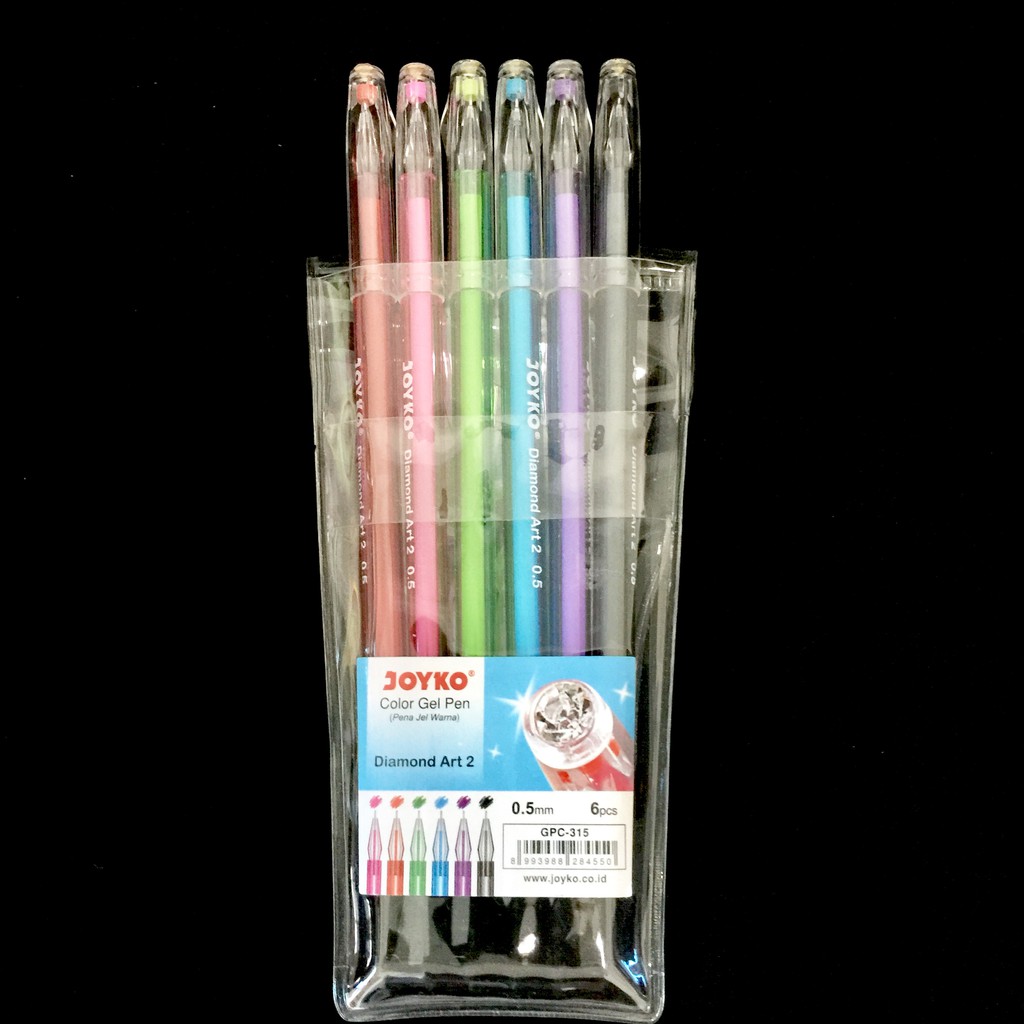 

Pulpen Gel Joyko 6 Warna