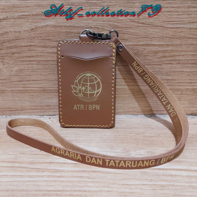 

YEN Tempat Id Card ATR/BPN Holder Id Card Kulit ATR/BPN Kalung