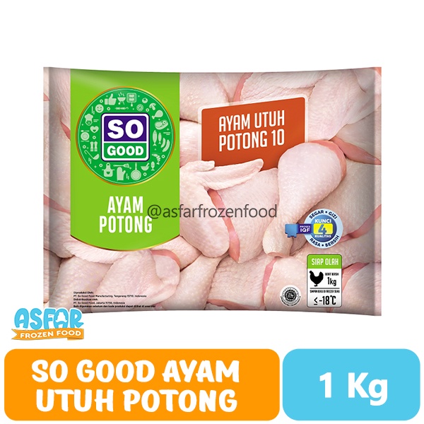 

So Good Ayam Utuh Potong 10 Pcs