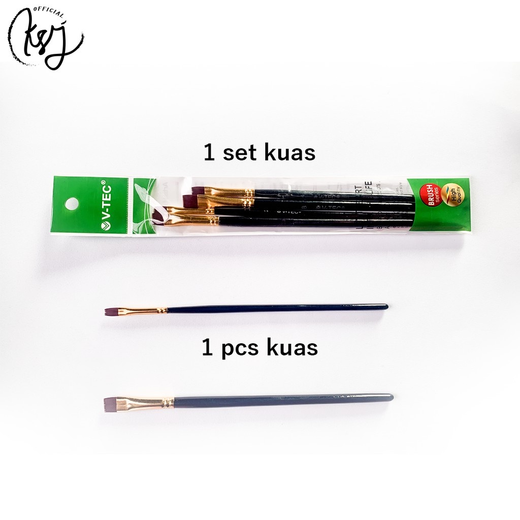 

SEMUA DISKON !!! KSJ Official Kuas lukis - Kuas Cat - Kuas Lukis Set