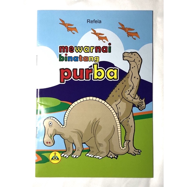 

BUKU MEWARNAI HEWAN,BINATANG PURBA 20HALAMAN