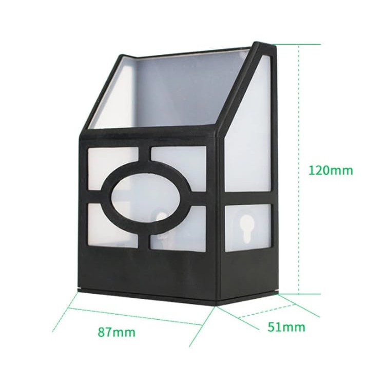 Lampu LED Hias Dinding Solar Wall Waterproof Lamp Outdoor Dekorasi Pajangan Hiasan Taman Rumah