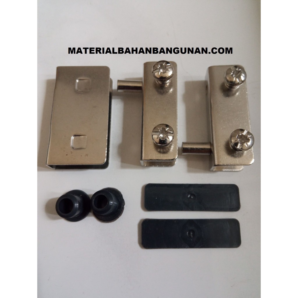 ENGSEL KACA JEPIT PIVOT MAGNET ENGSEL JEPIT LEMARI PINTU KACA CHROME DIGUNAKAN UNTUK ENGSEL PINTU