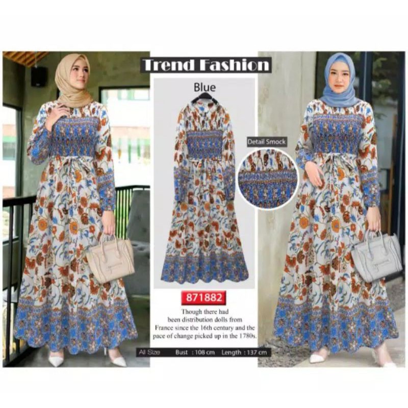 Gamis / Maxi Smock Asyifa by Extu